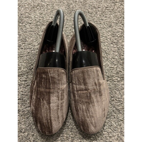 Birdies Brown Moonstone Crushed Velvet The Starling Loafer Flats Women's Size 6 - Picture 2 of 8